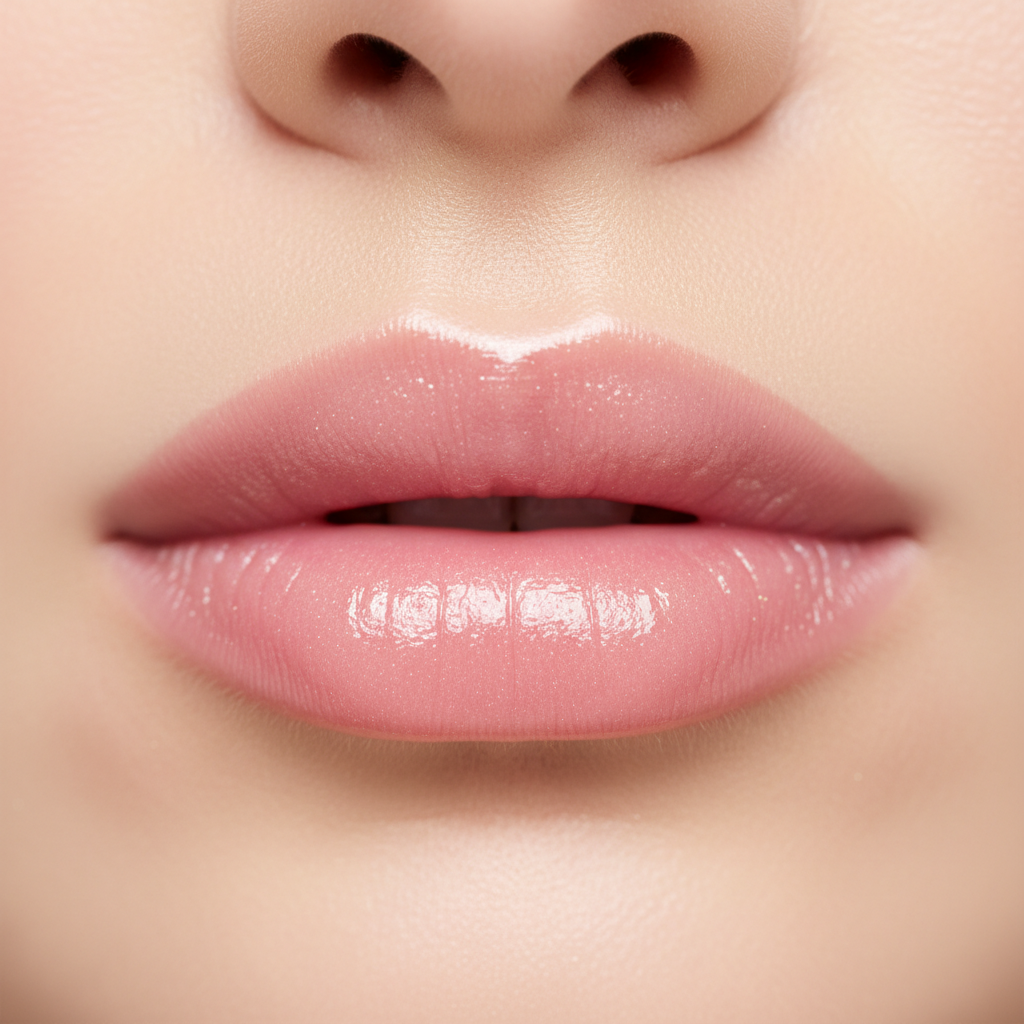 Beautiful natural lips